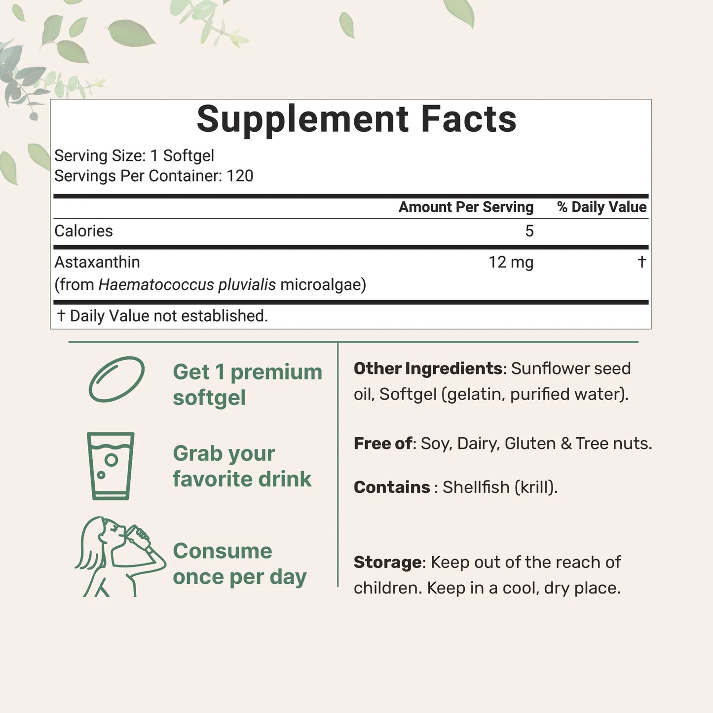 Astaxanthin Softgels