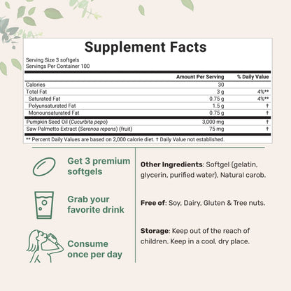 Pumpkin Seed Oil Softgels