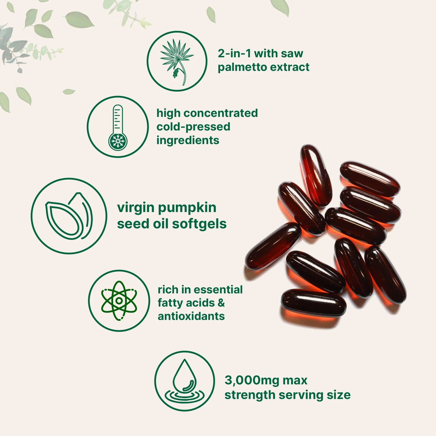Pumpkin Seed Oil Softgels